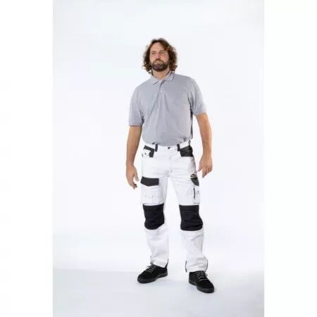 PANTALON ELITE EXTENSIBLE BLC/NOIR